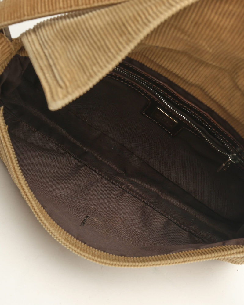 Fendi Baguette Corduroy Bag