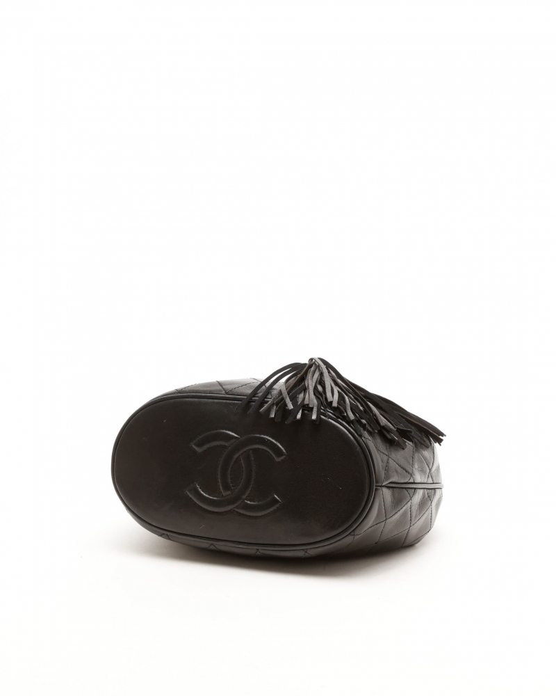 Chanel Classic CC Fringe Bucket Bag