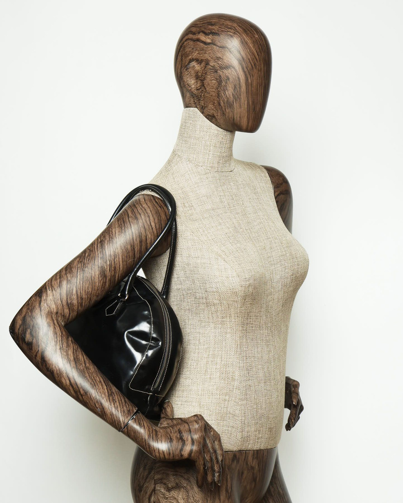 Prada Spazzolato Boston Bag