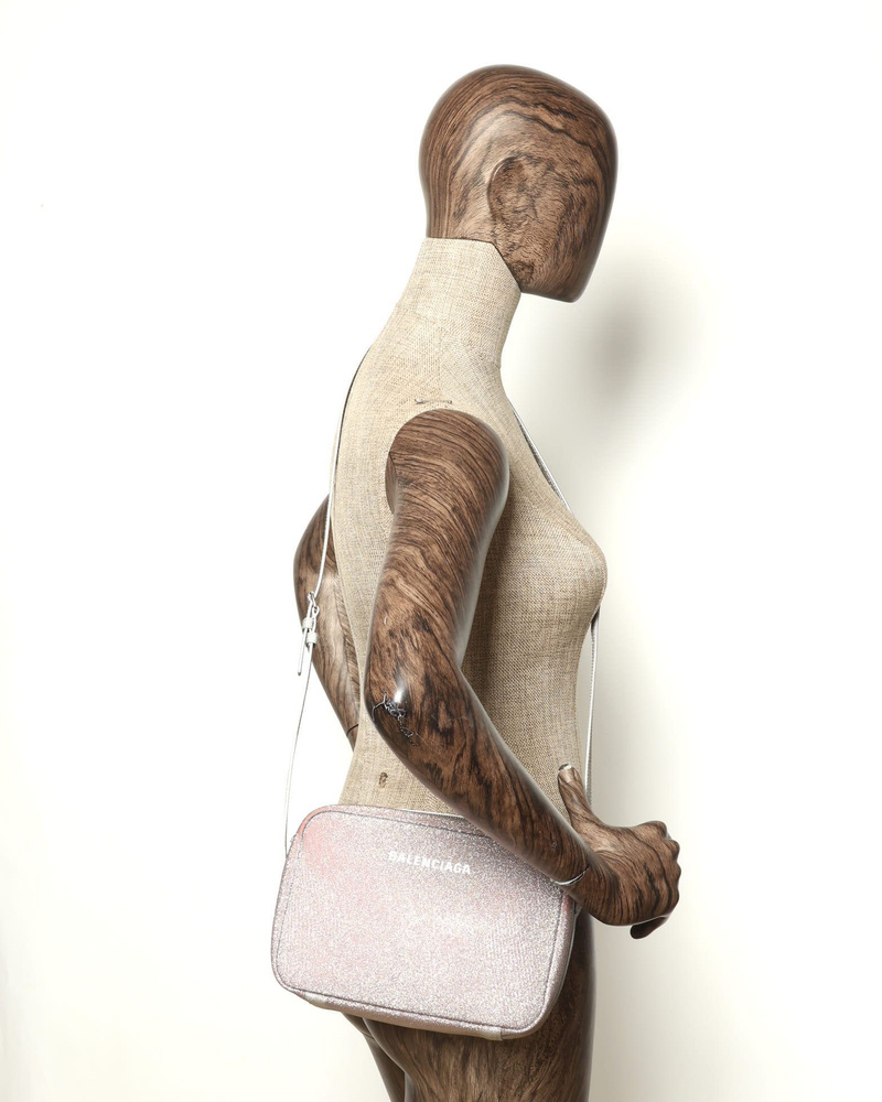 Balenciaga Everyday Glitter Camera Bag