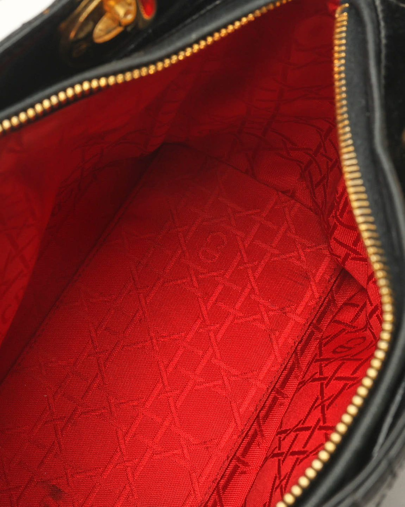 Christian Dior Patent Medium Soft Lady Dior Bag