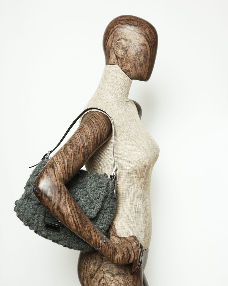 Fendi Tweed Mamma Bag