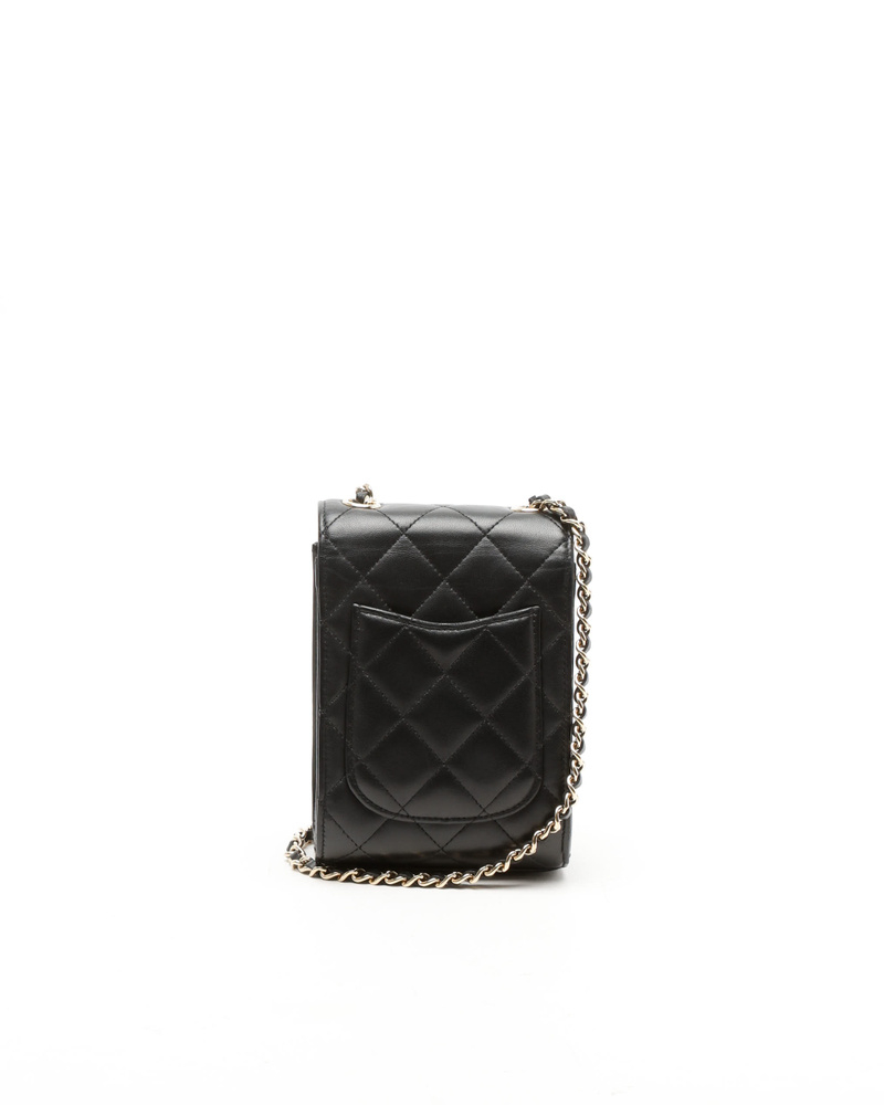 Chanel Classic Phone Holder Crossbody Bag