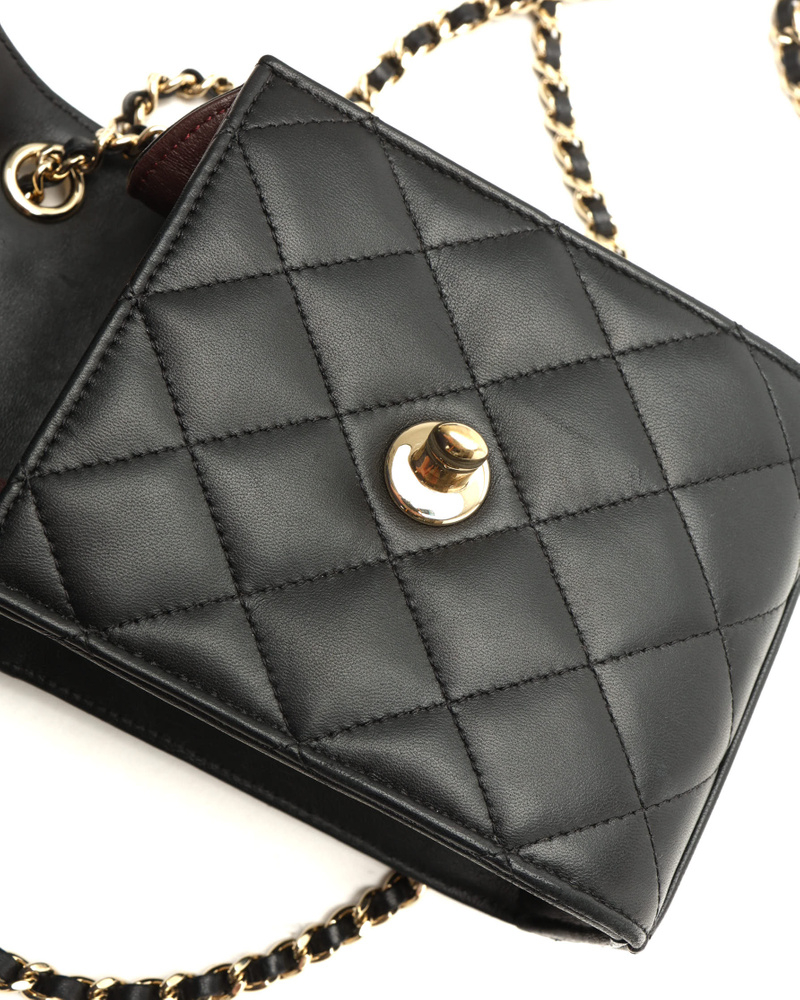 Chanel Classic Phone Holder Crossbody Bag