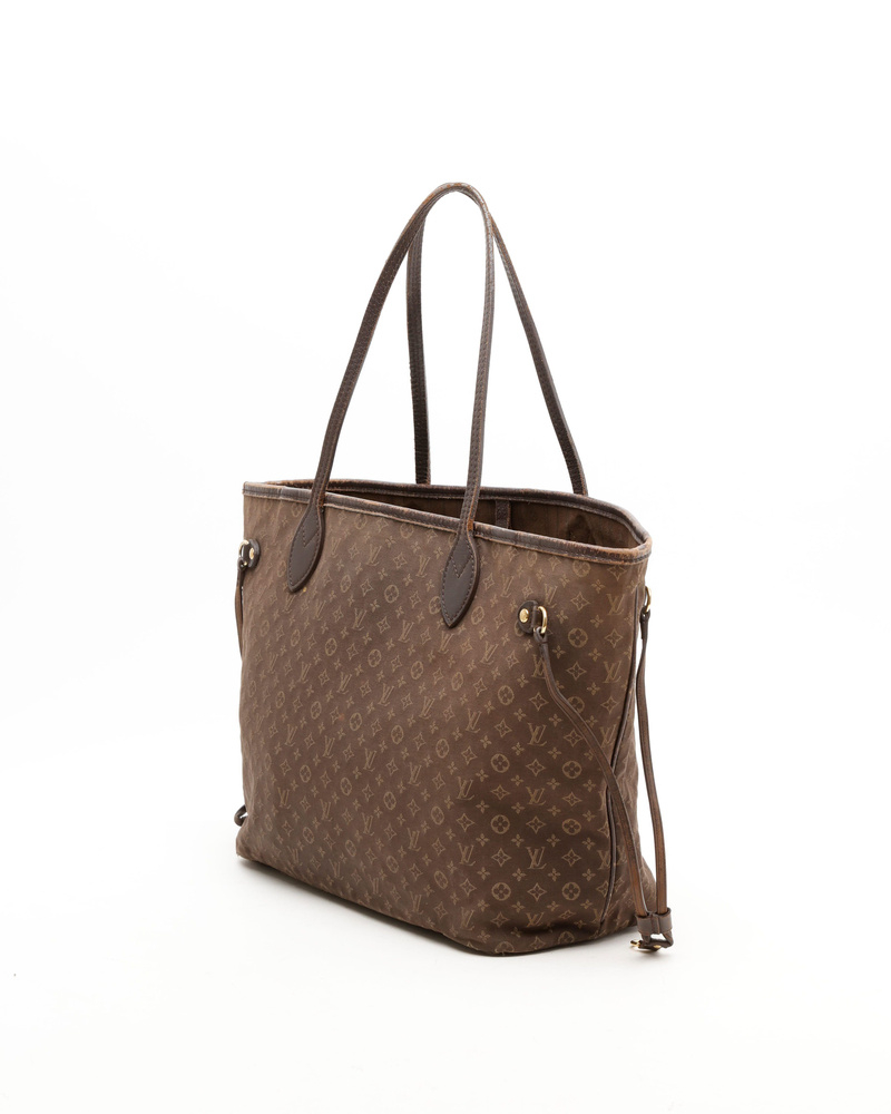 Louis Vuitton Neverfull Idylle Monogram Mini Lin MM Tote Bag