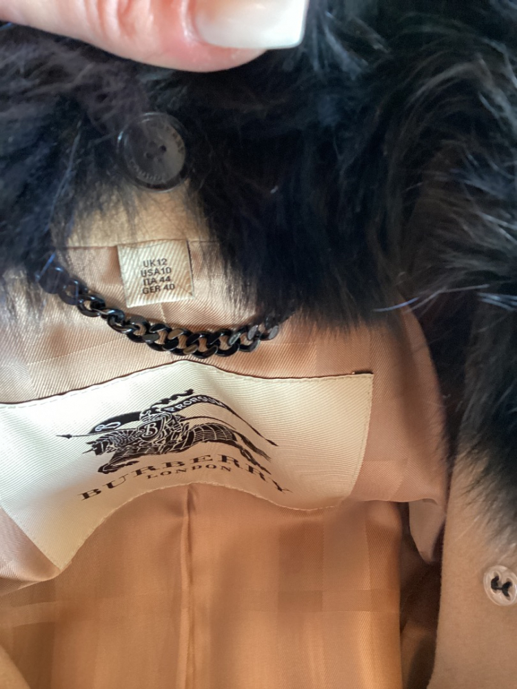 Burberry Manteau double boutonnage