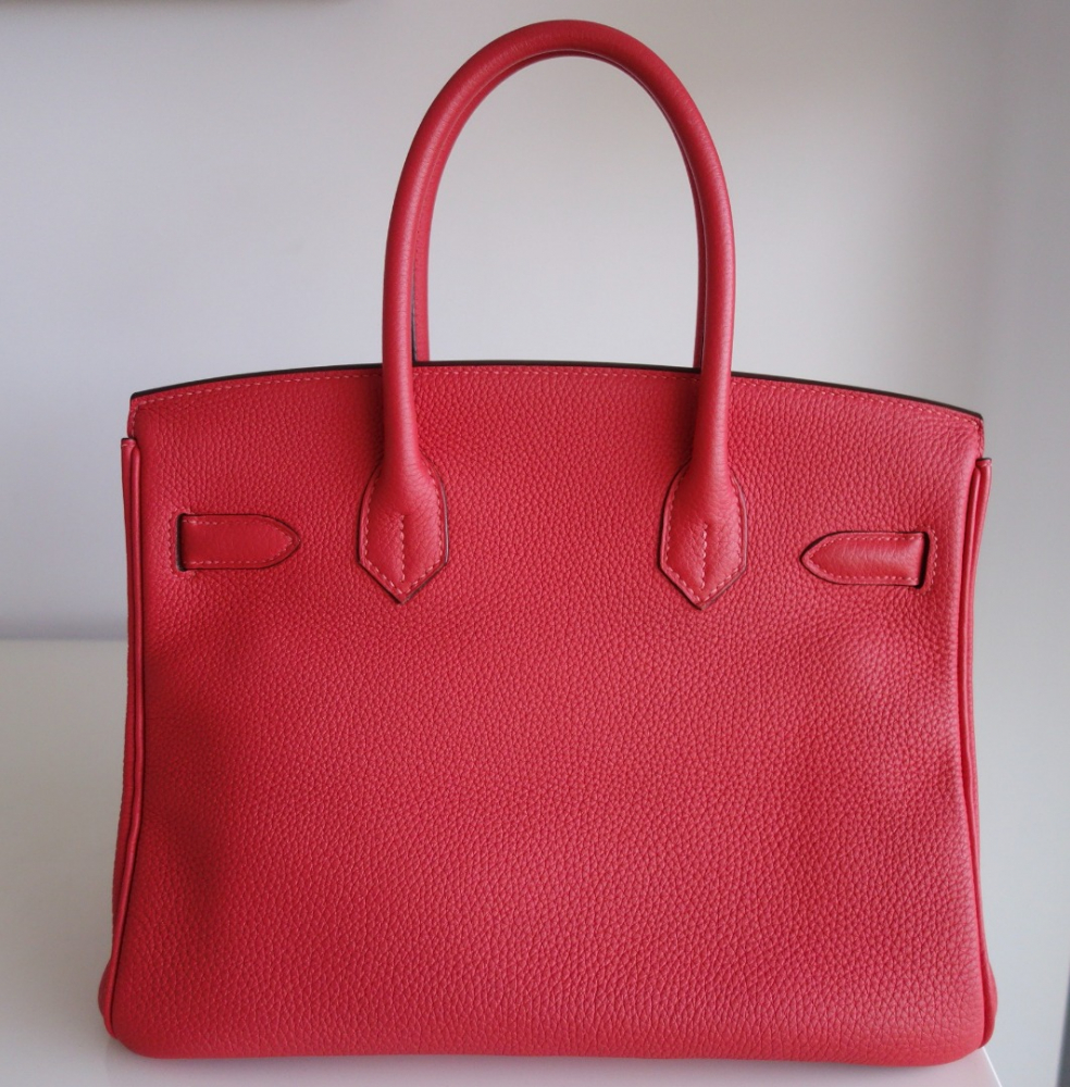 Hermès Hermes Birkin bag 30 peony red