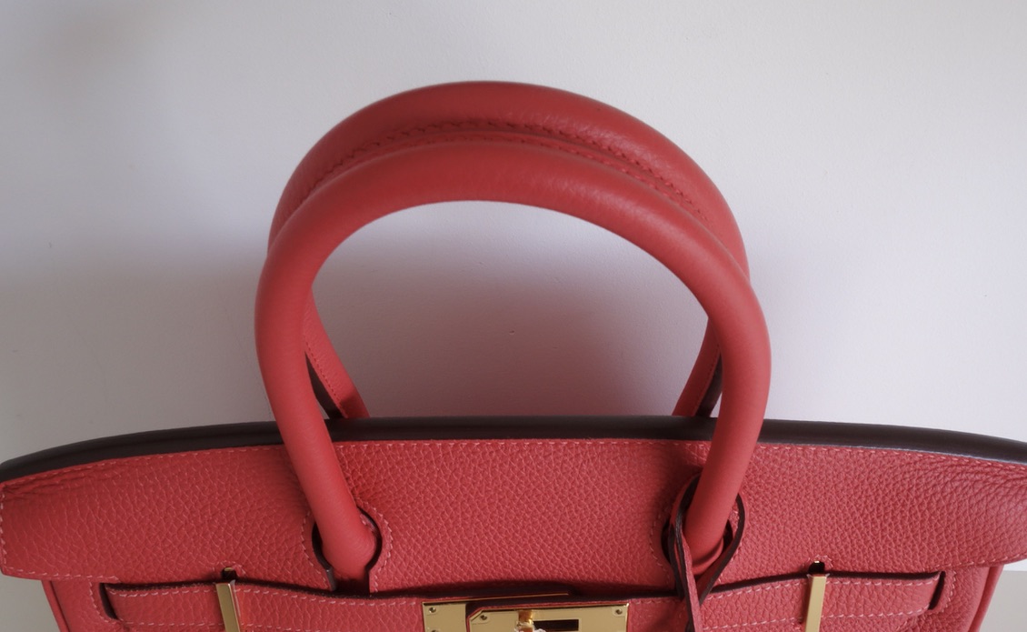 Hermès Hermes Birkin bag 30 peony red