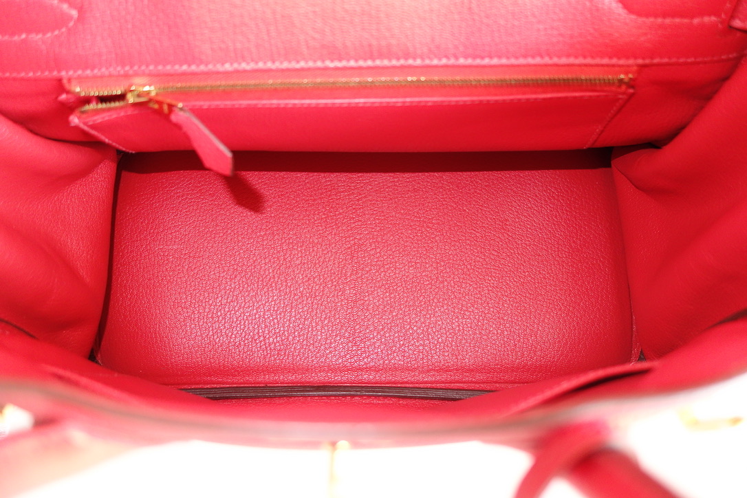 Hermès Hermes Birkin bag 30 peony red