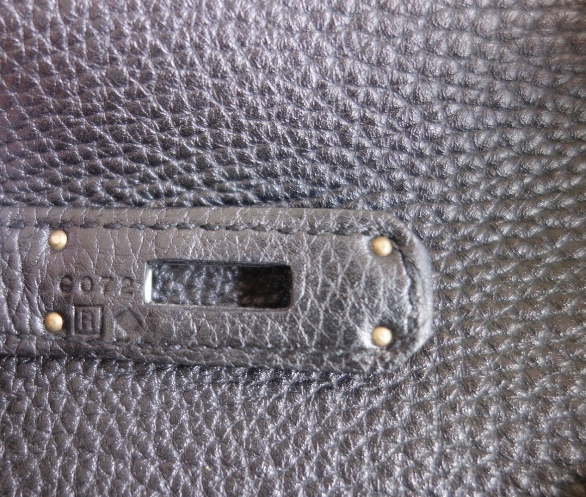 Hermès Tasche Hermes Birkin 30 togo schwarz