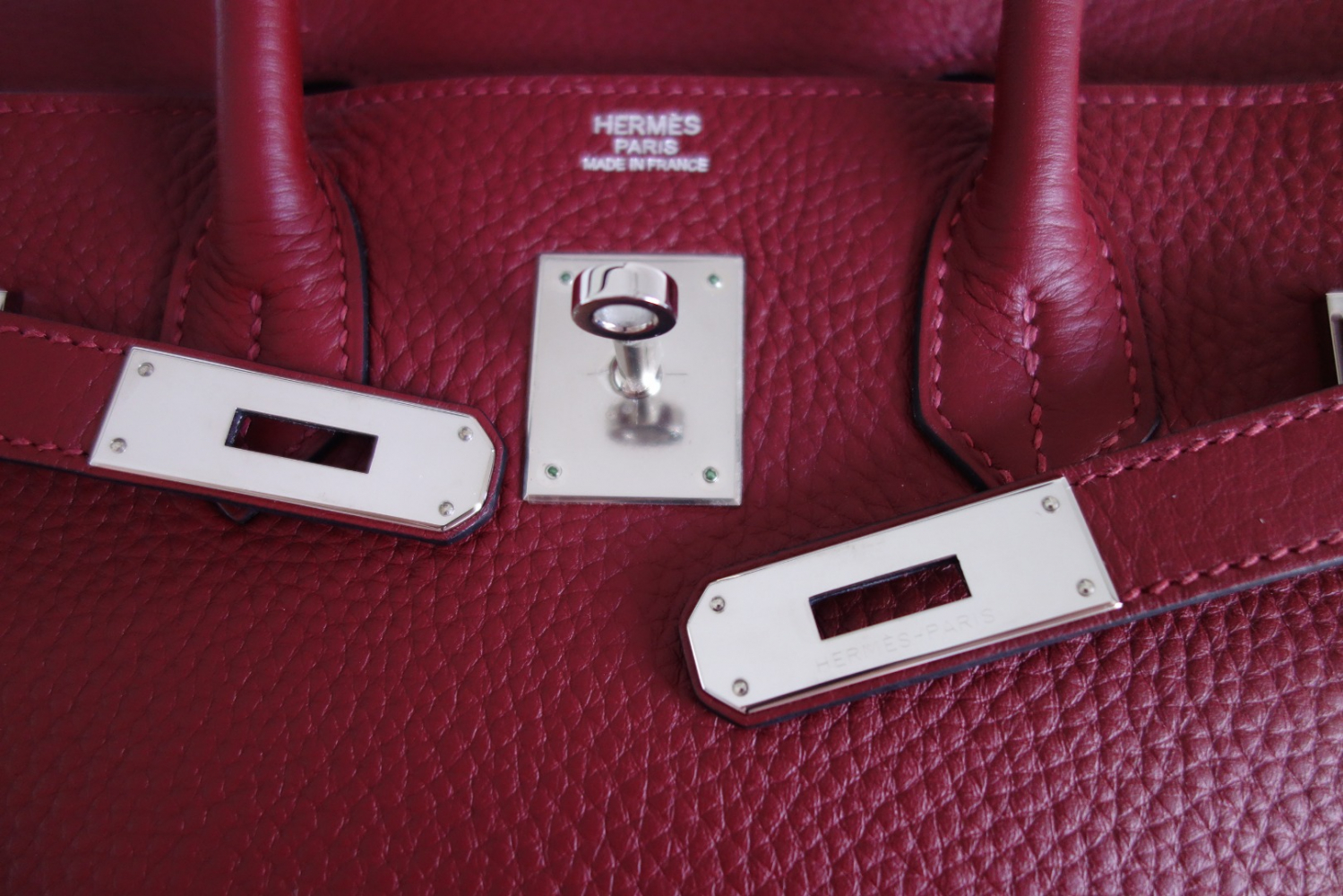Hermès Hermes Birkin bag 30 red H