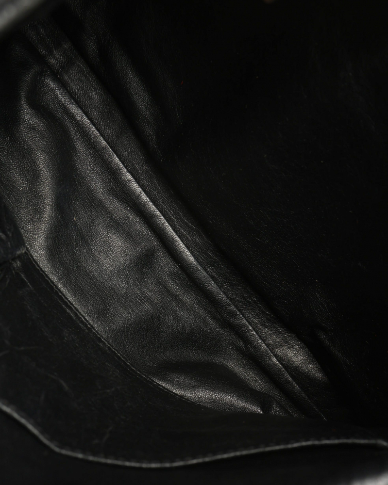 Chanel Large CC Chain Jersey Flap Bag