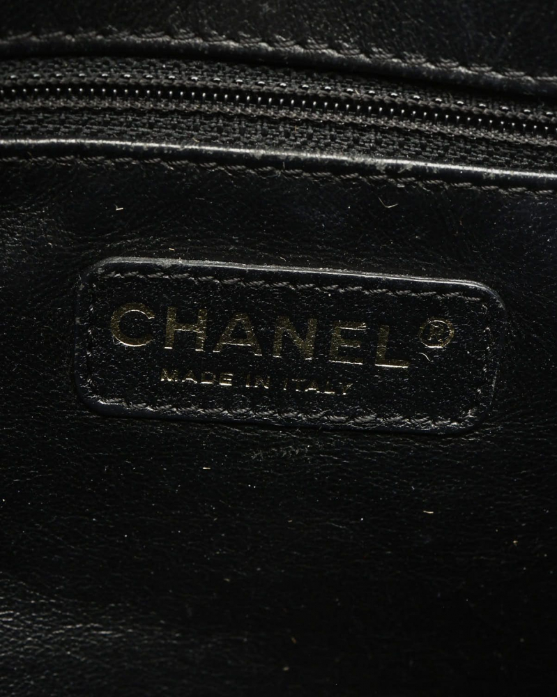 Chanel Large CC Chain Jersey Flap Bag