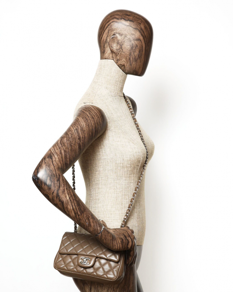 Chanel Classic Caviar Mini Rectangular Single Flap Bag