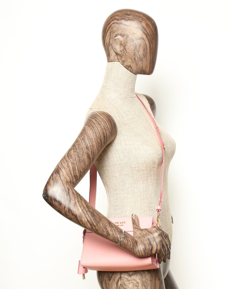 Prada Saffiano Esplanade Crossbody Bag