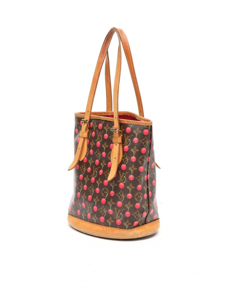 Louis Vuitton Monogram Cherry Bucket PM Bag