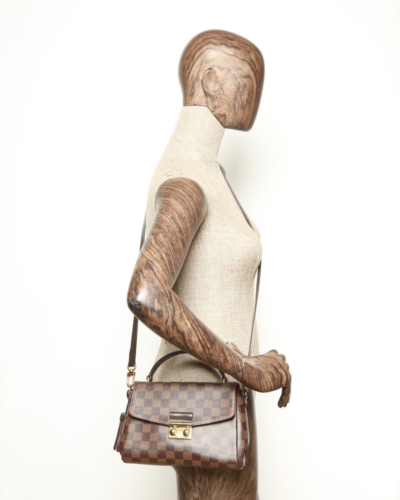 Louis Vuitton Damier Ebene Croisette Bag