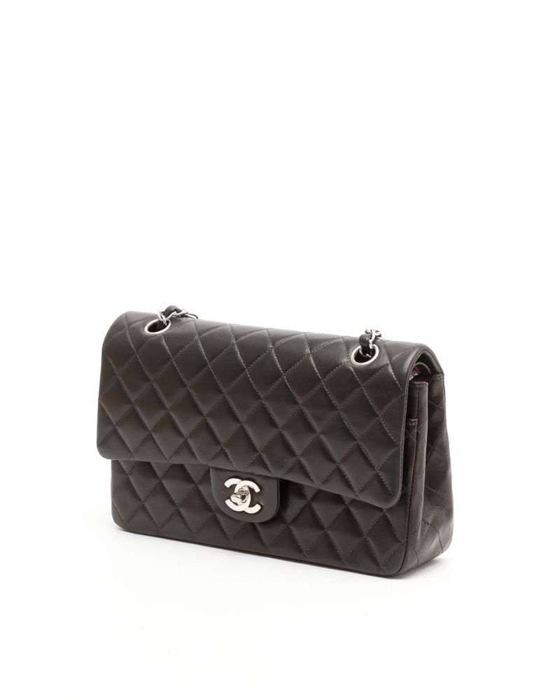 Chanel Medium Lambskin Quilted Classic Double Flap Bag
