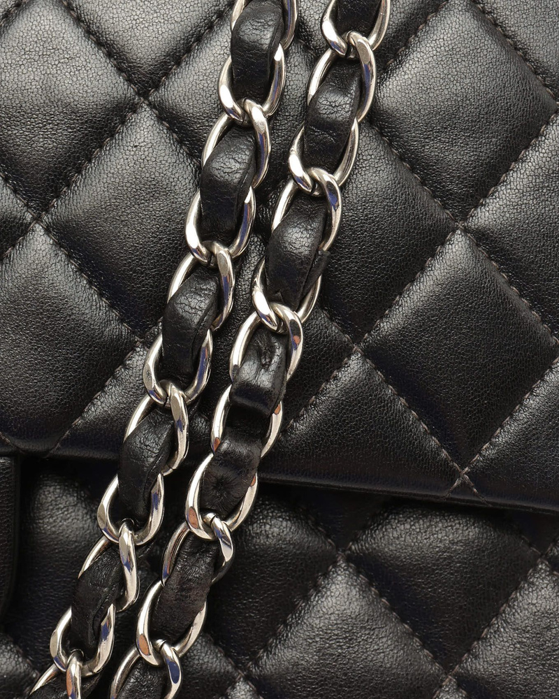 Chanel Medium Lambskin Quilted Classic Double Flap Bag