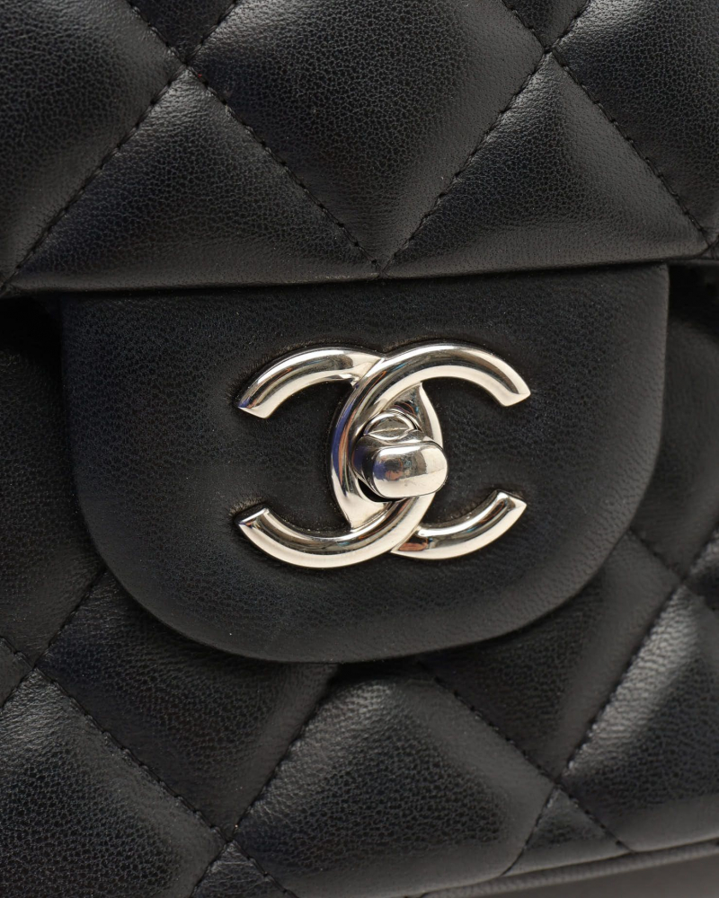 Chanel Lambskin Quilted Jumbo Double Flap Bag