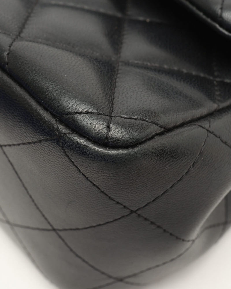 Chanel Lambskin Quilted Jumbo Double Flap Bag