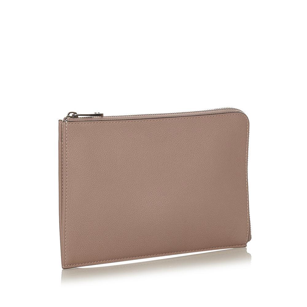 Louis Vuitton B Louis Vuitton Pink Light Pink Calf Leather Taurillon Pochette Jour PM Italy