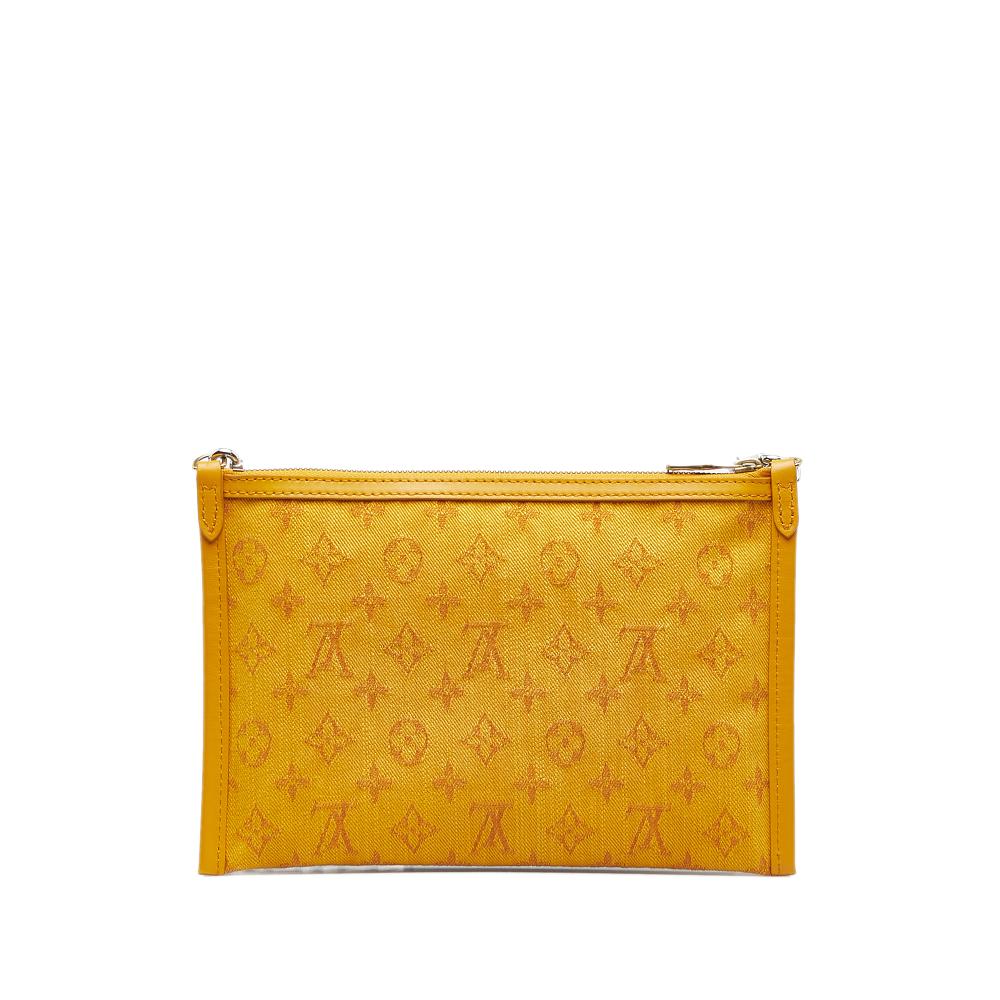Louis Vuitton AB Louis Vuitton Gray Monogram Canvas Canvas Monogram Antartica Double Flat Messenger Spain
