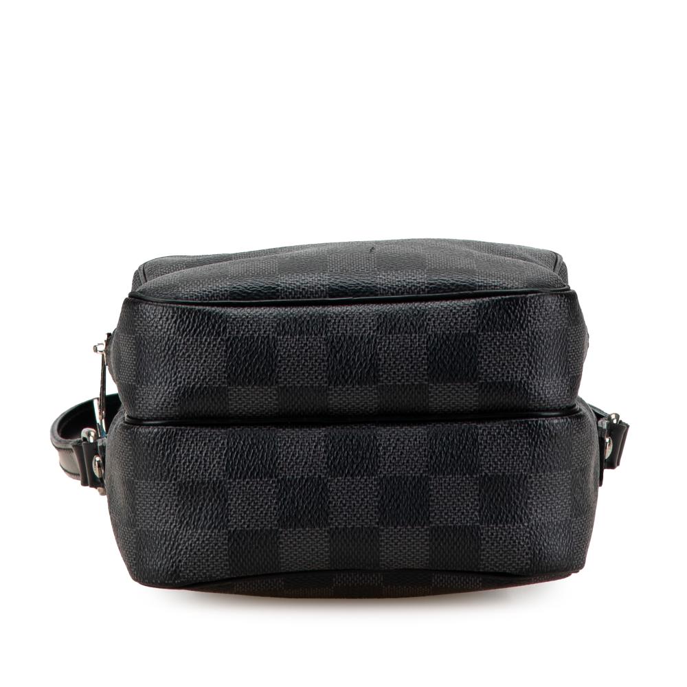 Louis Vuitton B Louis Vuitton Black Damier Canvas Canvas Damier Graphite Rem France