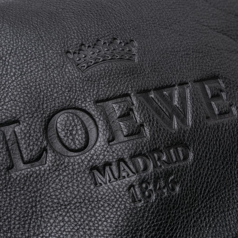 Loewe B LOEWE Black Calf Leather Large Heritage Crossbody Spain