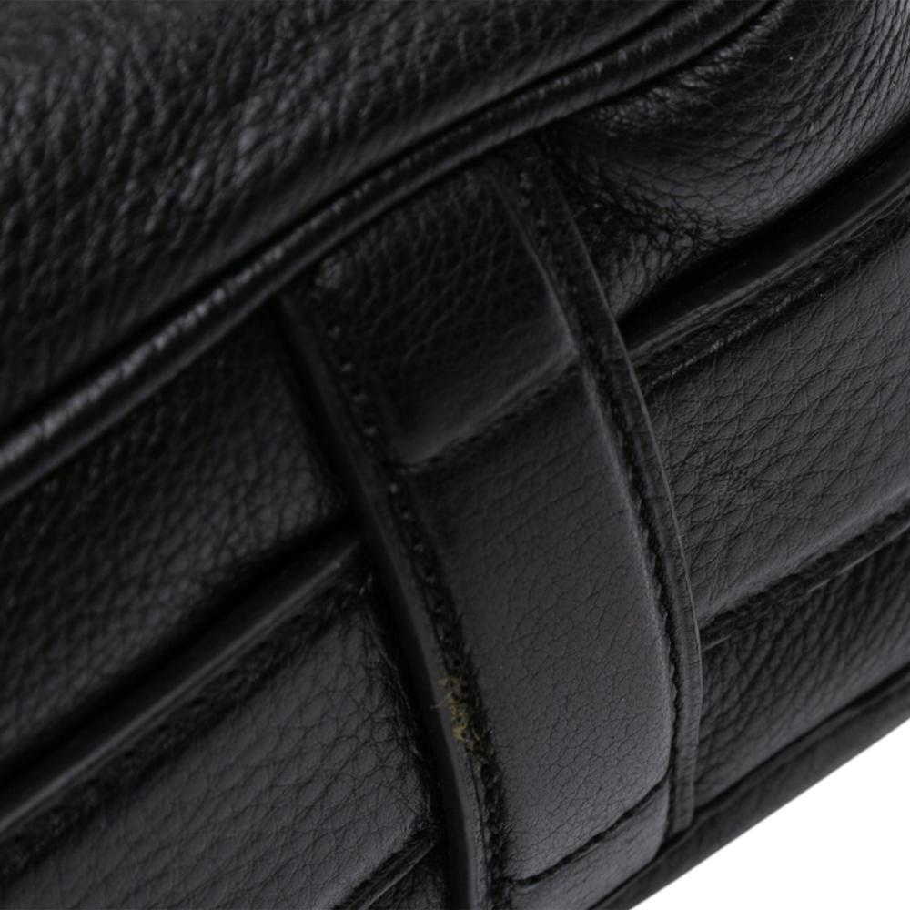 Loewe B LOEWE Black Calf Leather Large Heritage Crossbody Spain