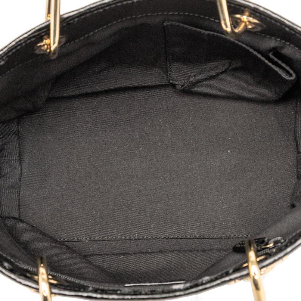 Gucci AB Gucci Black Canvas Fabric GG Eclipse Handbag Italy