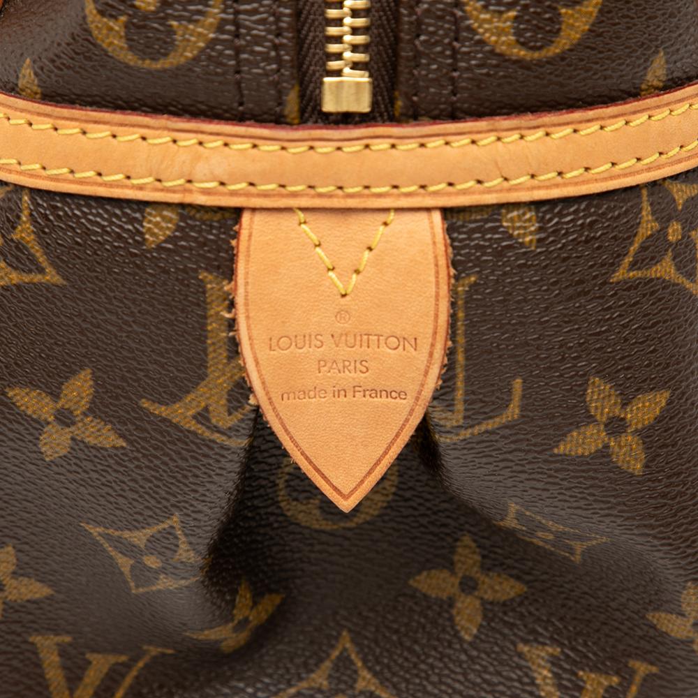Louis Vuitton B Louis Vuitton Brown Monogram Canvas Fabric Monogram Montorgueil GM France