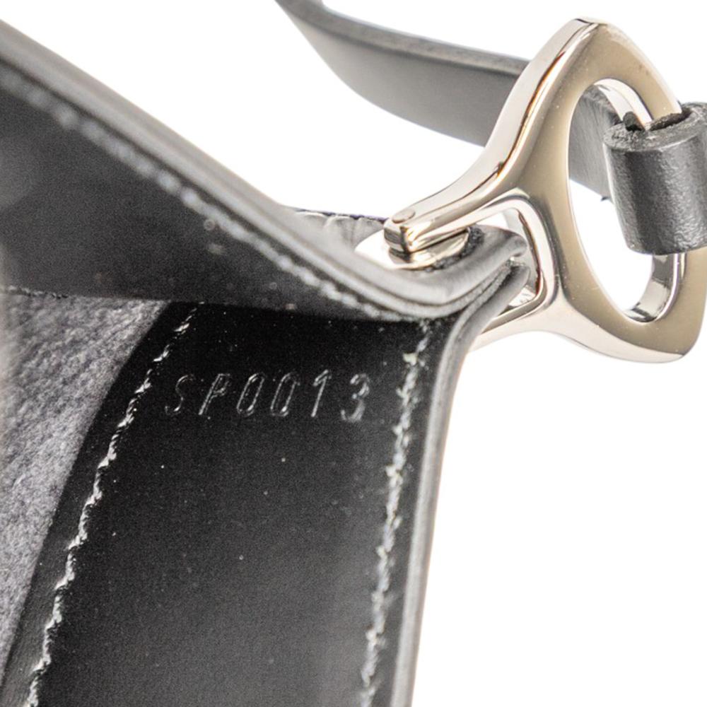 Louis Vuitton AB Louis Vuitton Black Epi Leather Leather Epi Demi Lune Pochette France