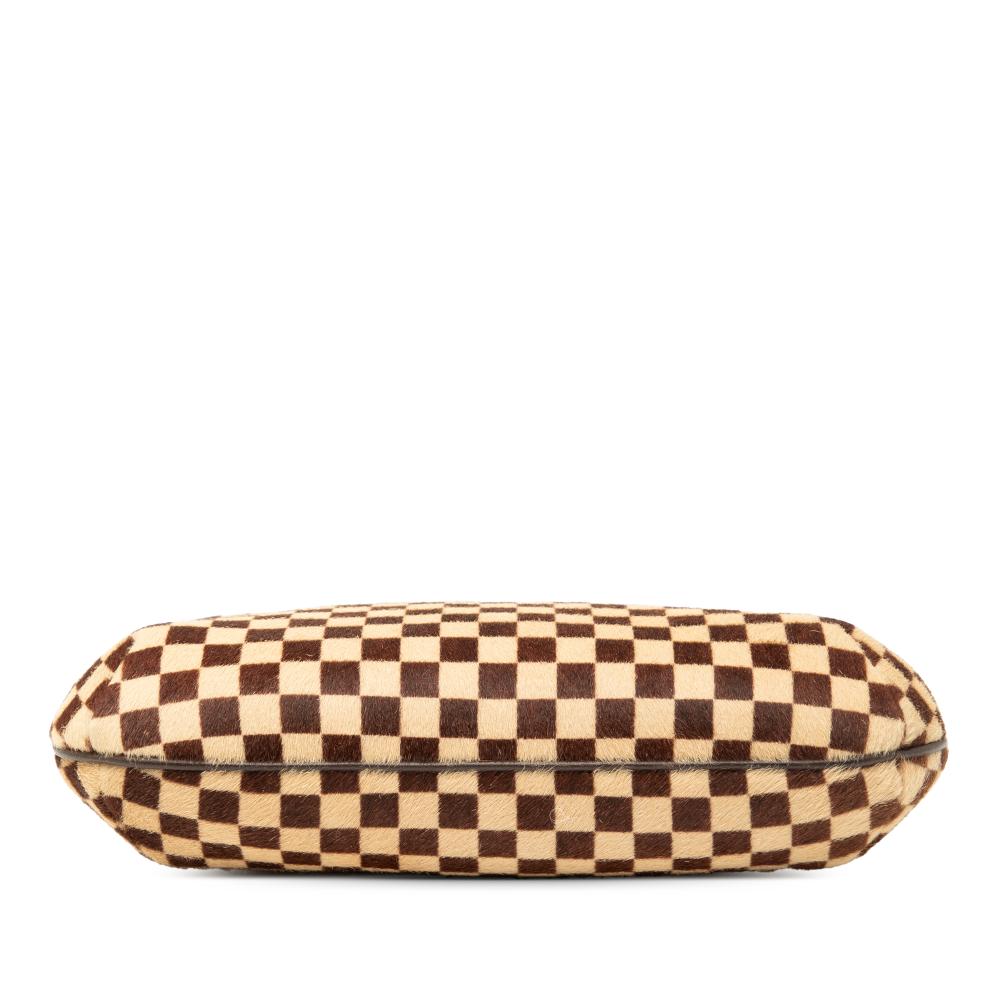 Louis Vuitton B Louis Vuitton Brown Pony Hair Natural Material Damier Sauvage Tigre Italy