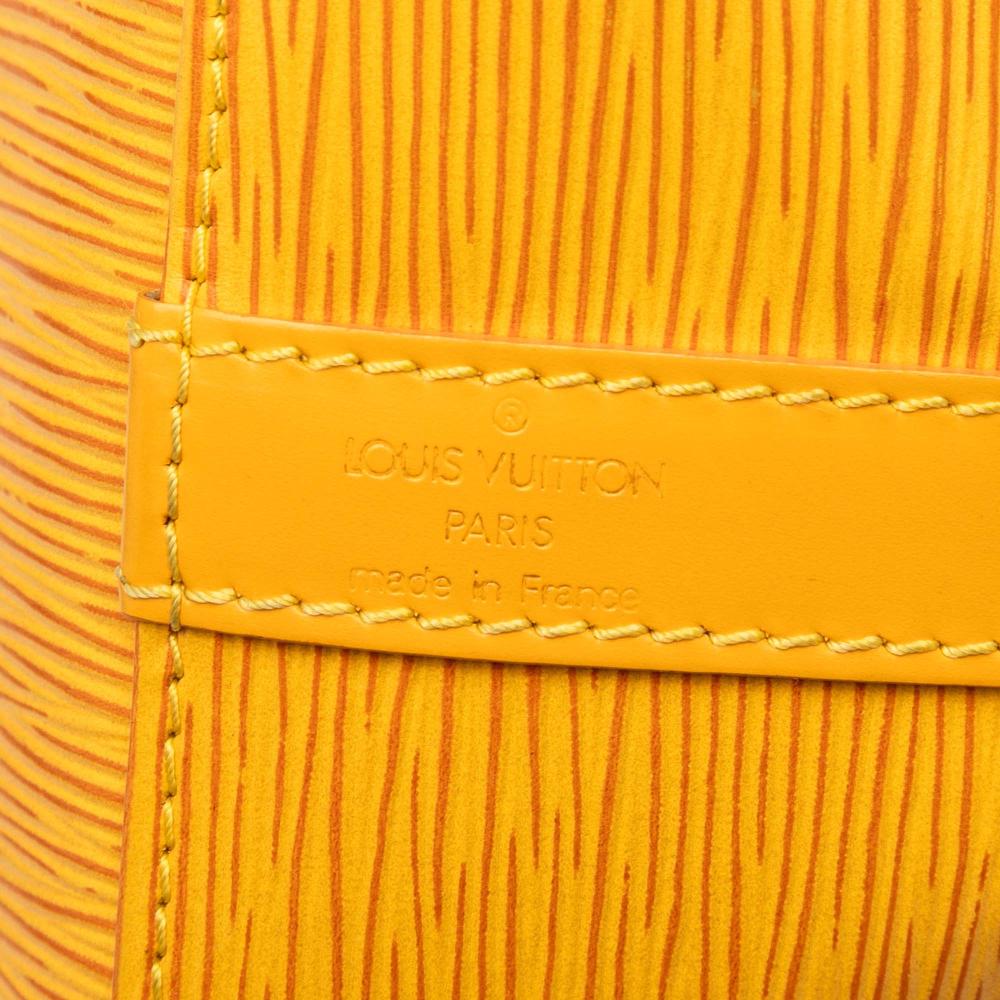 Louis Vuitton B Louis Vuitton Yellow Epi Leather Leather Epi Petit Noe France