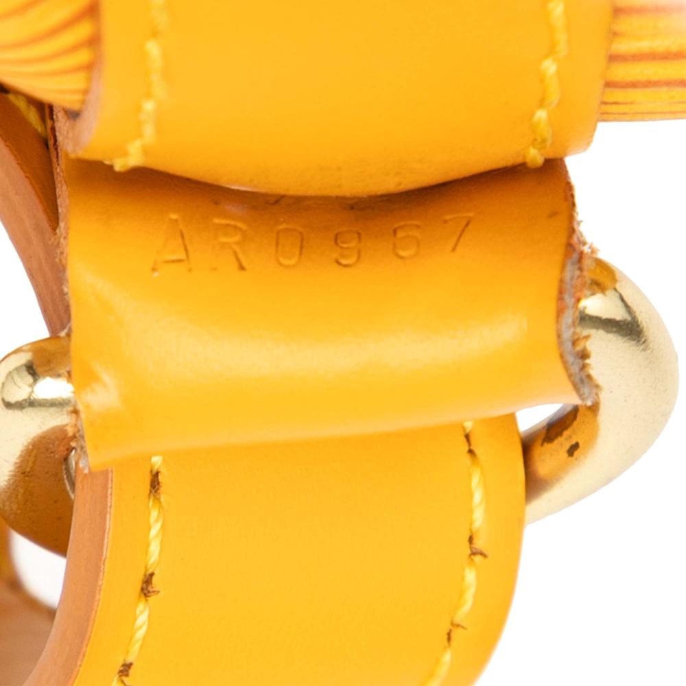 Louis Vuitton B Louis Vuitton Yellow Epi Leather Leather Epi Petit Noe France