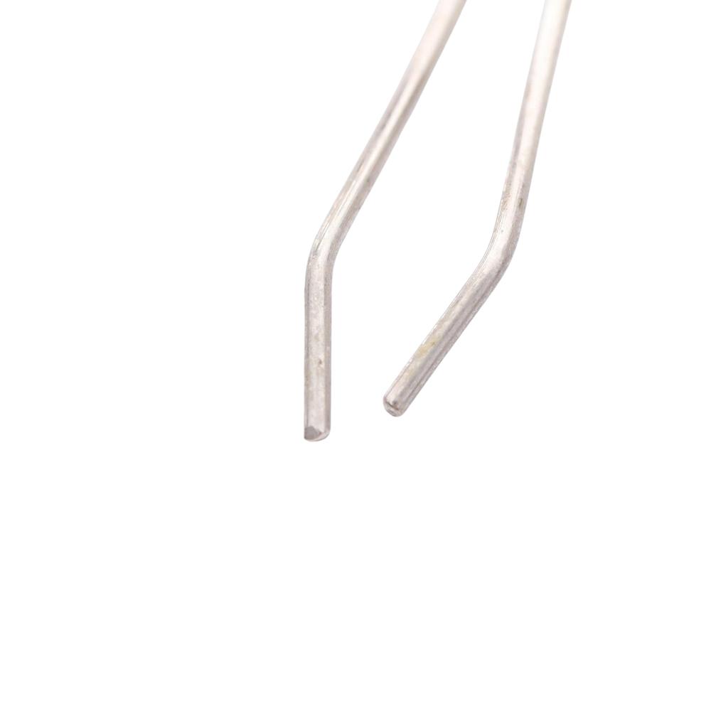 Chanel B Chanel White Resin Plastic CC Hook Earrings France