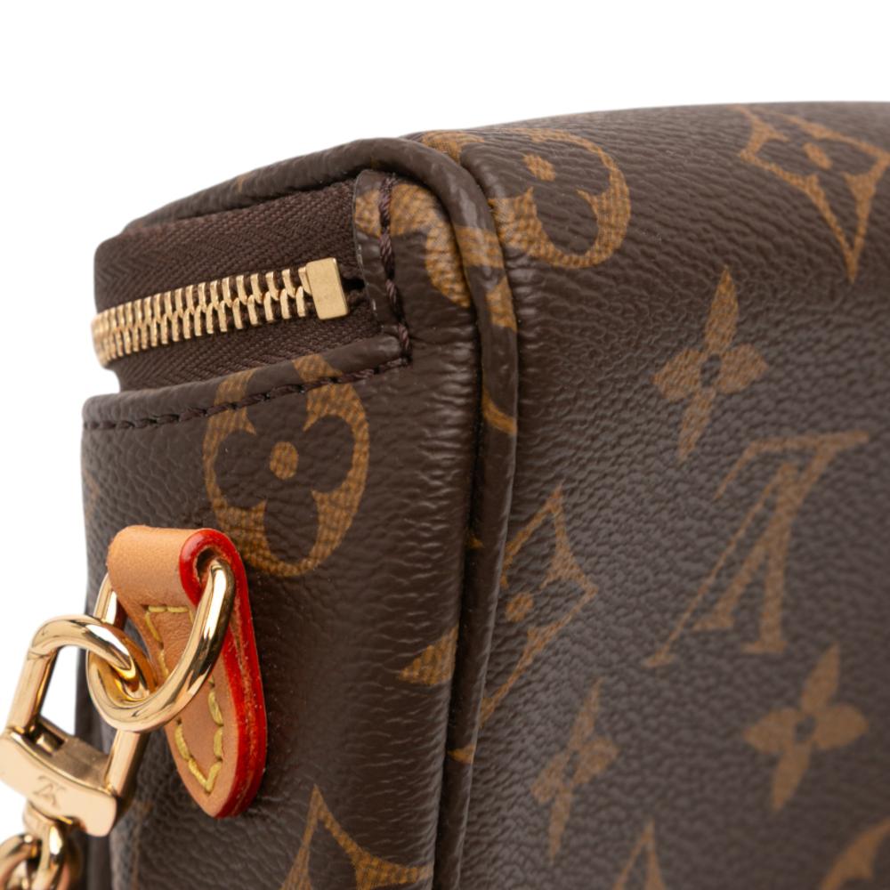 Louis Vuitton AB Louis Vuitton Brown Monogram Canvas Fabric Monogram Mini Bumbag Italy