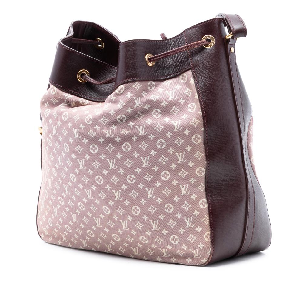 Louis Vuitton B Louis Vuitton Red Canvas Fabric Monogram Mini Lin Idylle Noe France