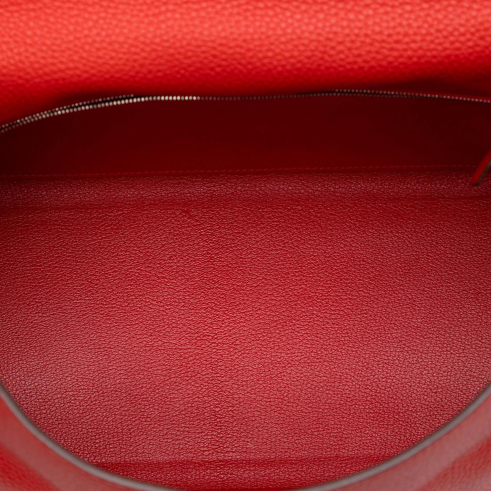 Hermès AB Hermès Red Calf Leather Togo Kelly II Retourne 35 France