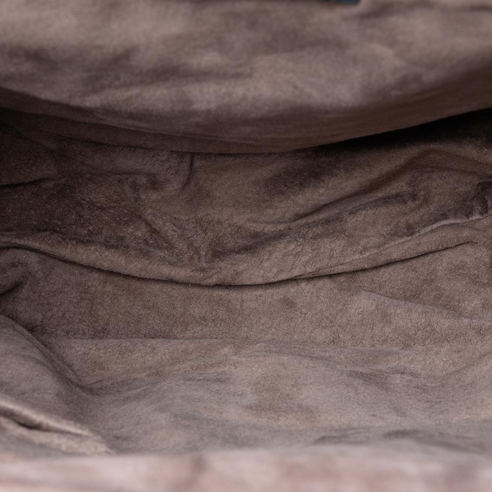 Bottega Veneta B Bottega Veneta Blue Navy Nappa Leather Leather Nappa Intrecciato Frame Top Handle Bag Italy