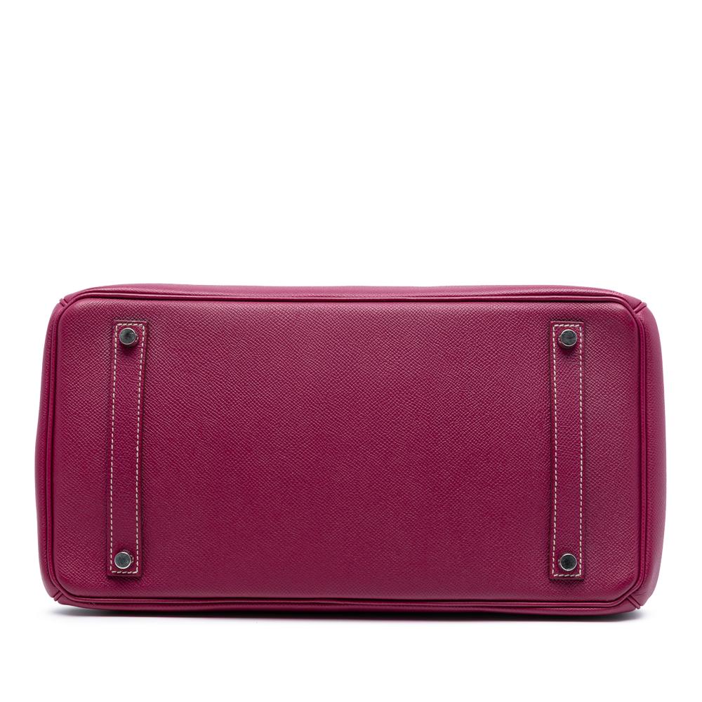 Hermès AB Hermès Pink Dark Pink Calf Leather Epsom Candy Verso Birkin Retourne 35 France