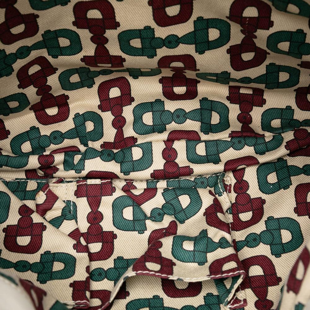 Gucci B Gucci Brown Light Beige Calf Leather Medium Guccissima Hysteria Satchel Italy