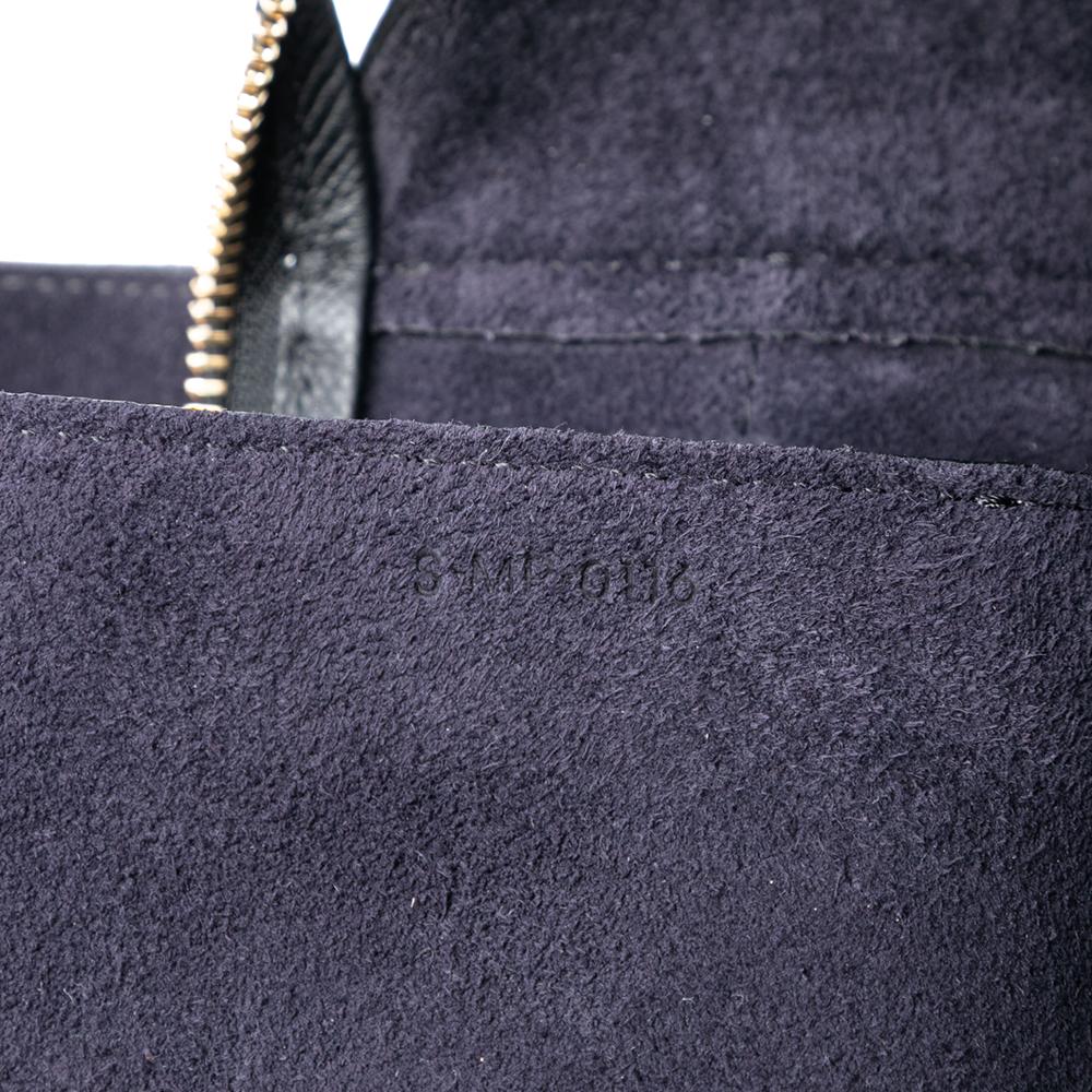 Celine AB Celine Black Calf Leather Mini Grained skin Belt Bag Italy