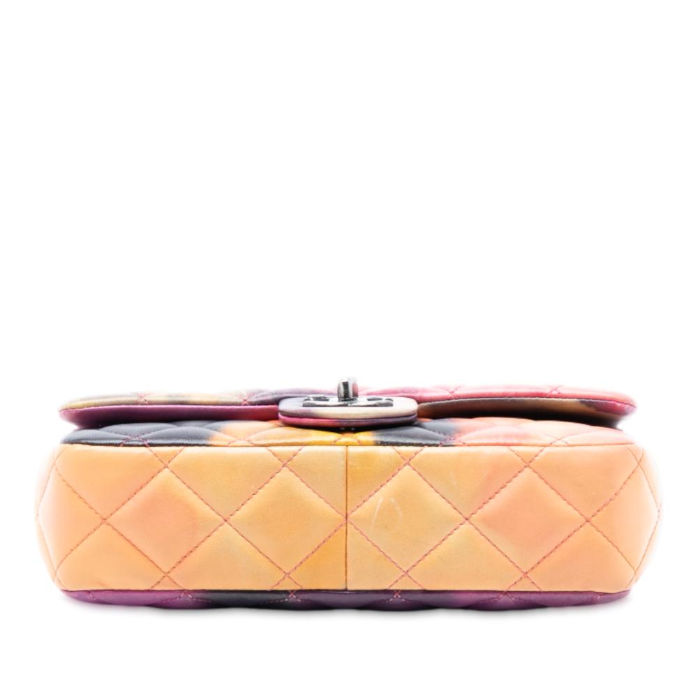 Chanel B Chanel Pink Lambskin Leather Leather Small Lambskin Flower Power Single Flap Italy