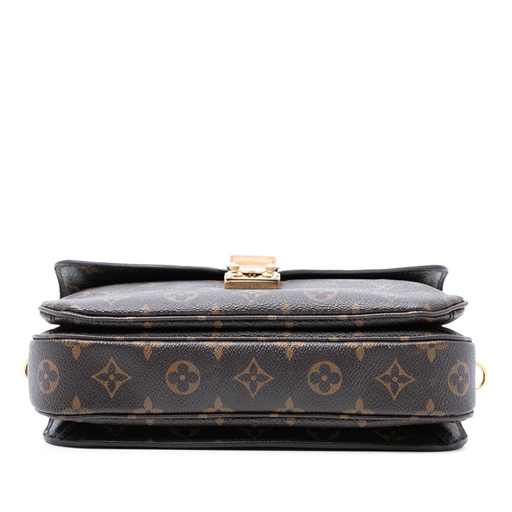 Louis Vuitton B Louis Vuitton Brown Monogram Canvas Fabric Monogram Pochette Metis France