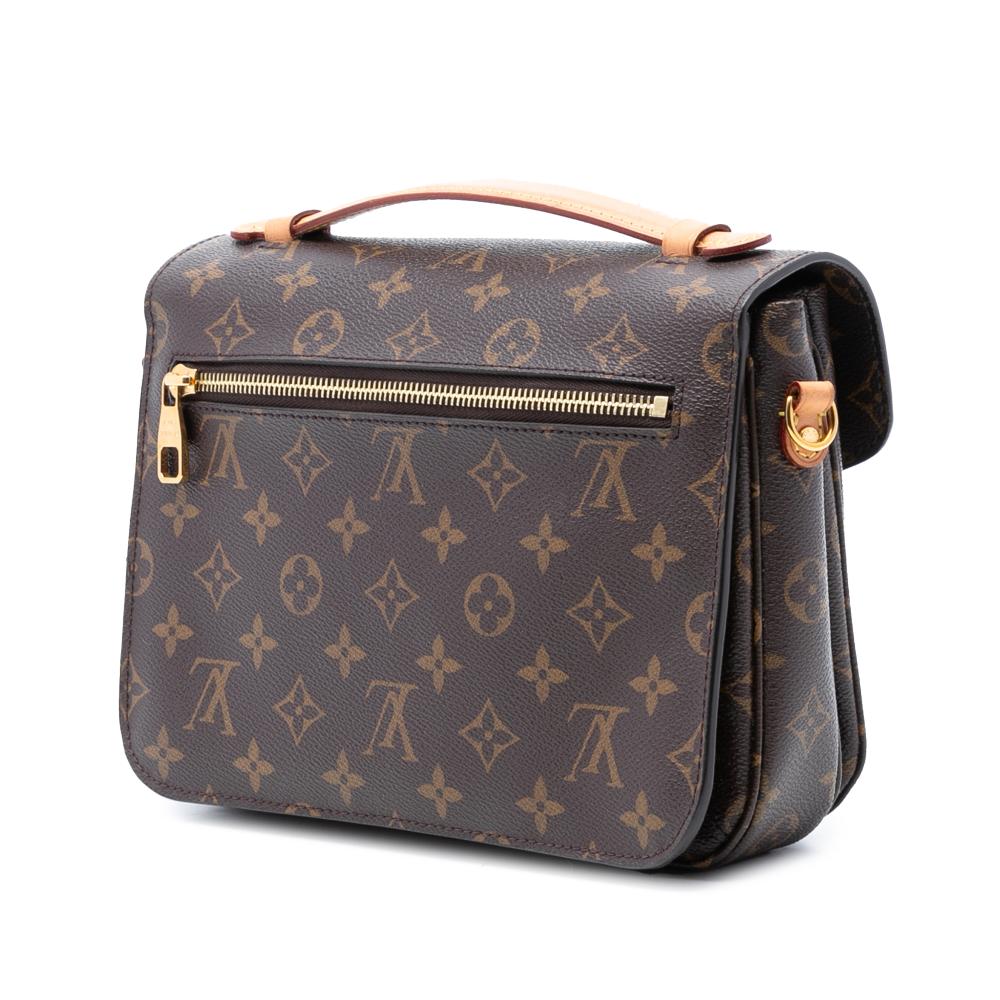 Louis Vuitton AB Louis Vuitton Brown Monogram Canvas Fabric Monogram Pochette Metis France