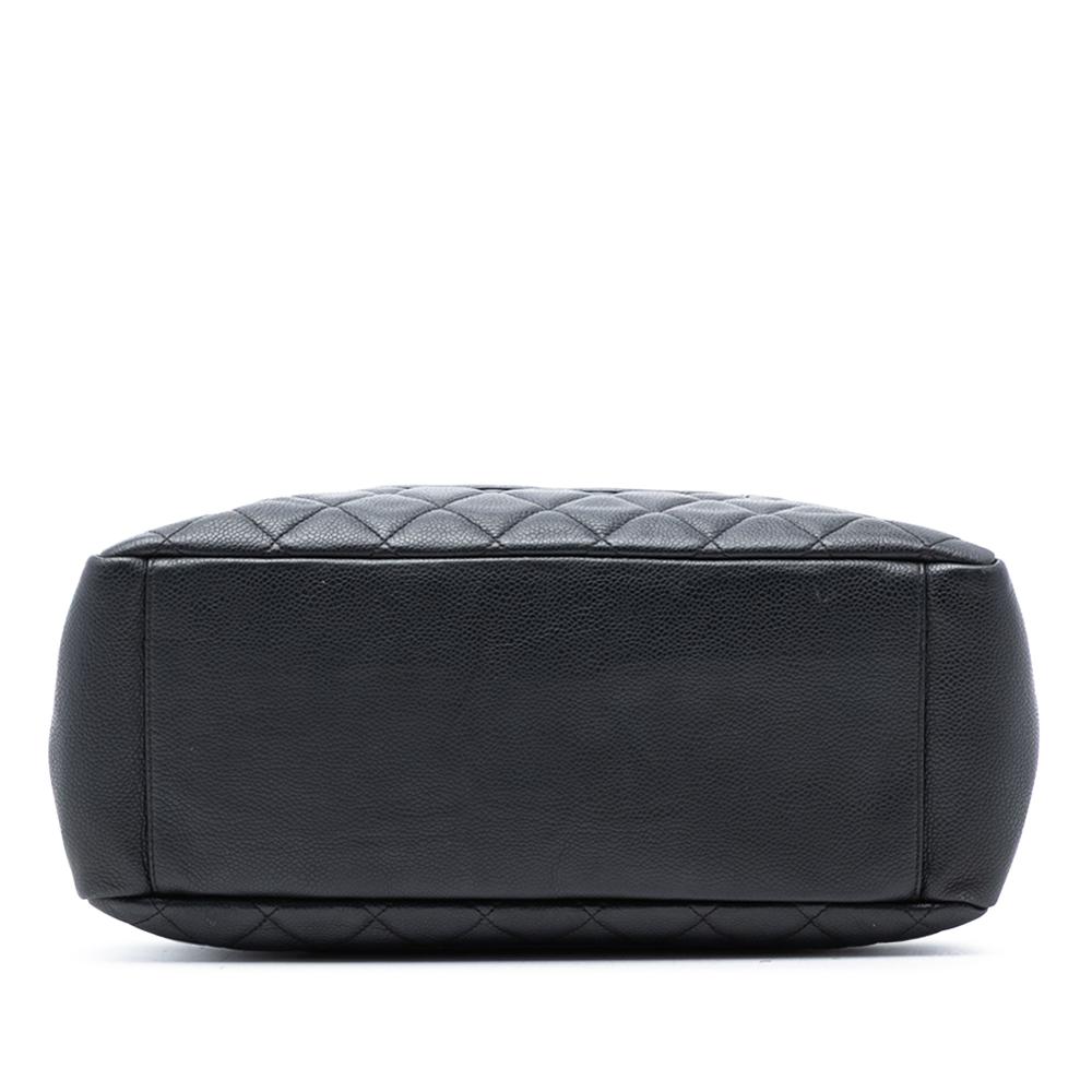 Chanel B Chanel Black Caviar Leather Leather Caviar Grand Shopping Tote Italy