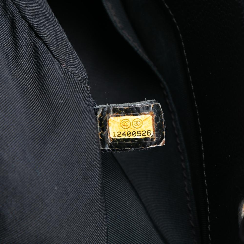 Chanel B Chanel Black Caviar Leather Leather Caviar Grand Shopping Tote Italy