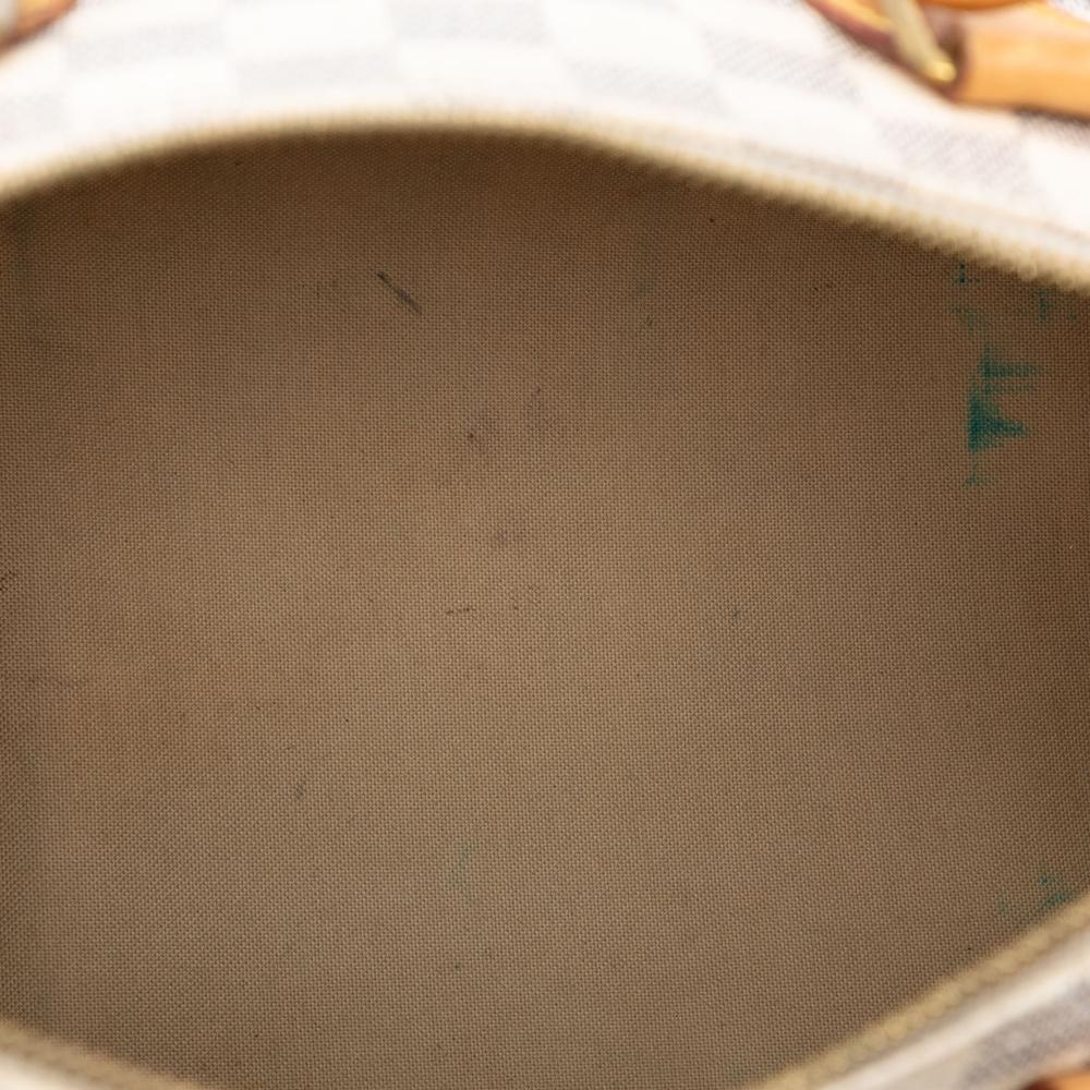 Louis Vuitton B Louis Vuitton White Damier Canvas Fabric Damier Azur Speedy Bandouliere 30 France